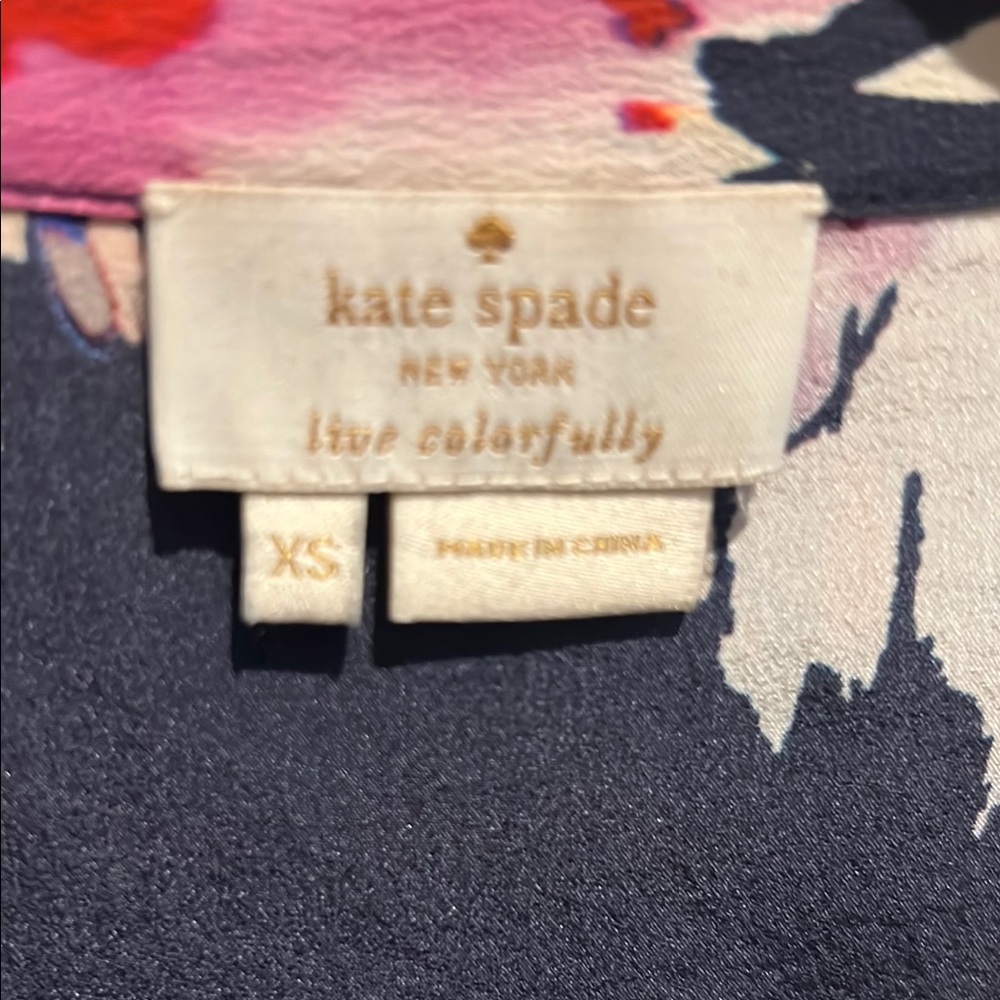 Kate Soade Floral blouse with necktie - Picture 9 of 9